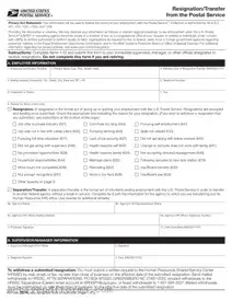 Free Usps Resignation PDF Template
