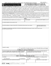 Free Va 10 583 PDF Template