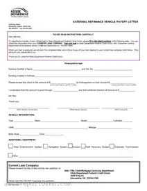 Free Vehicle Payoff Sample Letter PDF Template