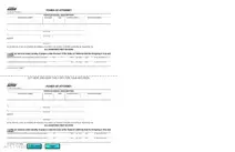Free Vehicle POA REG 260 PDF Template