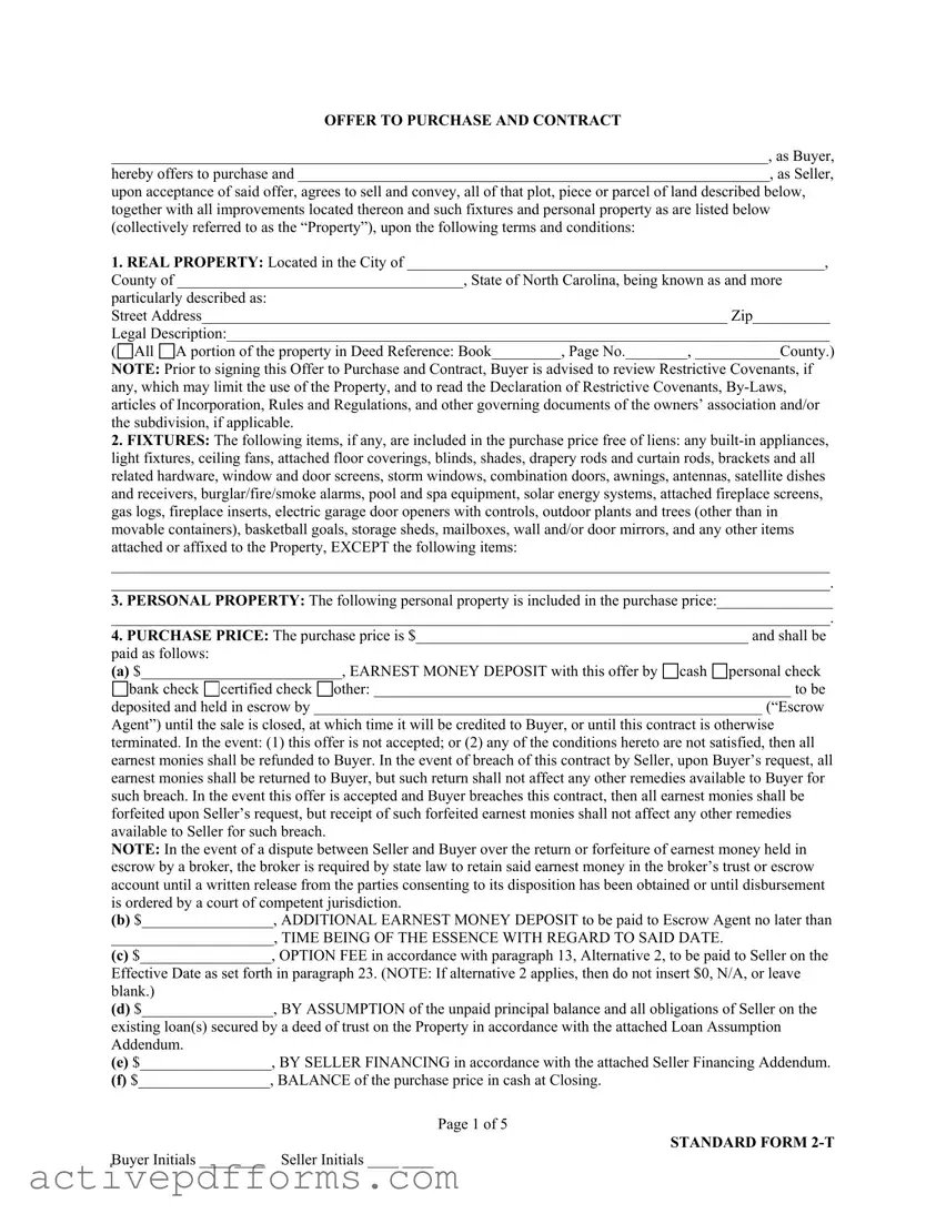 Free Standard 2 T PDF Template