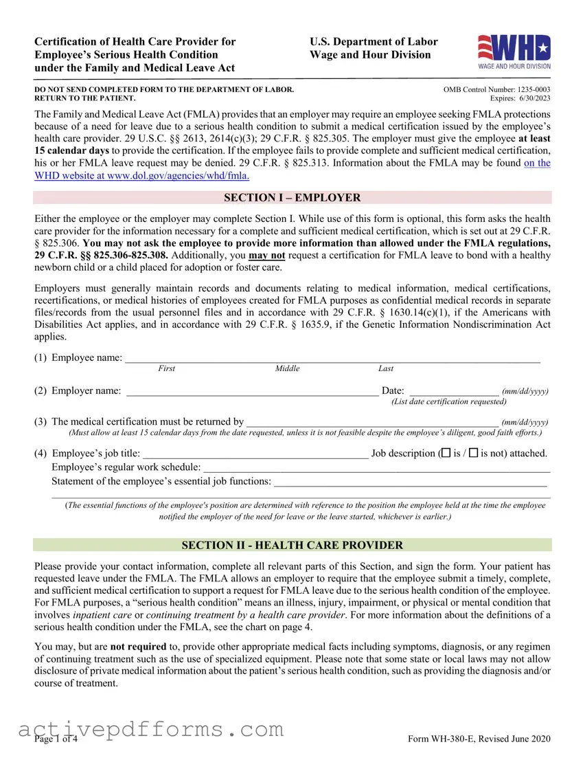Free Wh 380 E PDF Template
